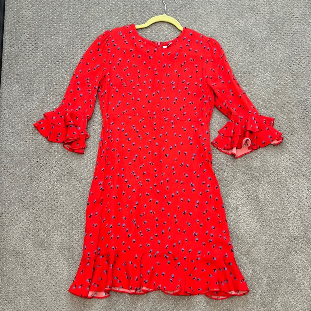 Diane von Furstenberg (DVF West) floral dress
